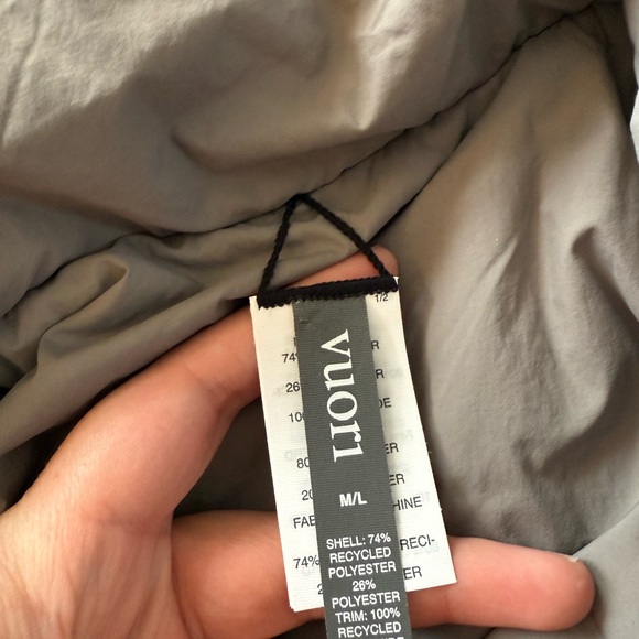 Vuori cozy Sherpa blazer coat smoke gray women’s medium large - Picture 7 of 9